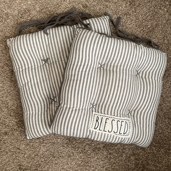 Rae Dunn Other - Rae Dunn “blessed” patio furniture chair cushion